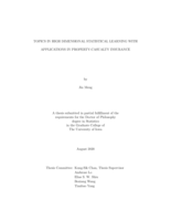 Topics in high dimensional statistical learning with applications in property-casualty insurance