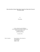Discovering Shuwen Zhang’s piano works: twenty-four Chinese solar terms and the Chinese zodiac