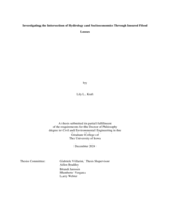 Investigating the intersection of hydrology and socioeconomics through insured flood losses