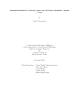 Automating interactive theorem provers and certifying automated theorem provers