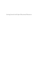 Getting Started with Open Educational Resources: A guide for University of Iowa OpenHawks recipients