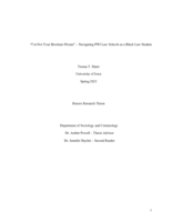 "I'm Not Your Brochure Picture": Navigating PWI Law Schools as a Black Law Student