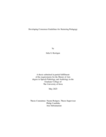Developing consensus guidelines for stuttering pedagogy