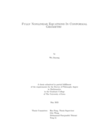 Fully nonlinear equations in conformal geometry