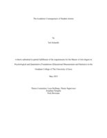 The academic consequences of student arrests