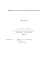 Mind over math: the role of metacognition in college students' academic success