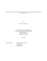 Green narratives: how American industry and eco-critics appropriated what it meant to be an environmentalist