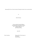 Measuring pilot trust in tactical autonomy through the Airborne Trust Assessment Slider