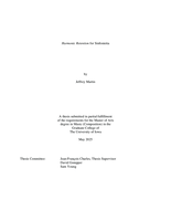 Harmonic retention for Sinfonietta