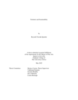 Furniture and sustainability