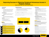 Improving success in obtaining peripheral intravenous access in pediatric patients