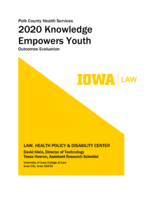 Polk County Health Services. 2020 Knowledge Empowers Youth. Outcomes Evaluation