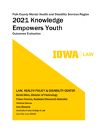 Polk County Mental Health and Disability Services Region. 2021 Knowledge Empowers Youth. Outcomes Evaluation