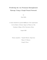 Predicting the von Neumann entanglement entropy using a graph neural network