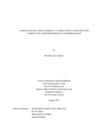 Come Sunday by Omar Thomas: a conductor's analysis with conducting and performance considerations