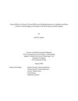 Unique effects of chronic THC and CBD use in multiple sclerosis on cognitive and motor function, neuroimaging, and quality of life amid hazy cannabis legality