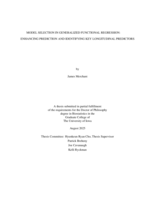 Model selection in generalized functional regression: enhancing prediction and identifying key longitudinal predictors