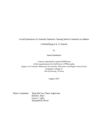 Lived experiences of counselor educators training school counselors to address cyberbullying in K-12 schools