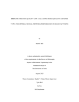 Bridging the data quality gap: evaluating image quality and data types for optimal neural network performance in manufacturing