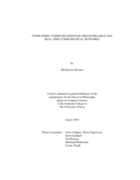 Overcoming communication failures in reliable and real-time cyber-physical networks