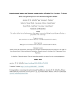 Organizational Support and Burnout Among Gender-Affirming Care Providers: Evidence from an Exploratory Factor and Structural Equation Model
