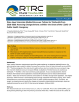 State-Level Interstate Medical Licensure Policies for Telehealth from 2018-2022: Assessing Changes Before and After the Onset of the COVID-19 Public Health Emergency
