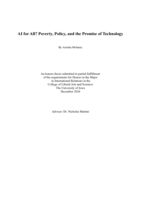 AI for All?: Poverty, Policy, and the Promise of Technology