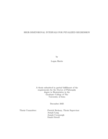High-dimensional intervals for penalized regression