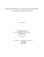 Bridging hydrological modeling and AI: advancing streamflow forecasting with multi-task learning and spatio-temporal data improvements