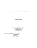 Ebola virus skin infections: defining viral entry, trafficking, and tropism