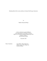 Modeling Melvin Price Locks and Dam to evaluate fish passage alternatives