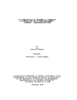 An investigation of problems in attempting to extend the use of work measurement concepts: administrative work