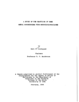 A study of the reactions of some metal borohydrides with methylchlorosilanes
