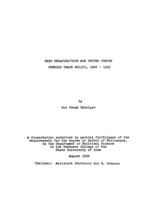 Farm organizations and United States foreign trade policy, 1946-1955