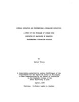Liberal education and professional journalism education: a study of the programs of course work completed by graduates of selected professional journalism schools