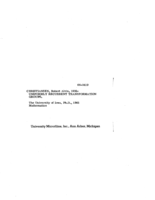 Uniformly recurrent transformation groups