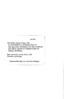 An experimental investigation of the relative efficiency of the auditory and visual modes of presentation of verbal material