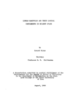 Linear manifolds and their logical complements in Hilbert space