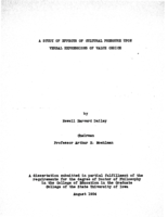 A study of effects of cultural pressure upon verbal expressions of value choice