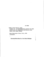 Canon 35: an experimental study of the conflicts of principles between fair trial and free press
