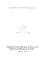 The teaching of English in Iowa high schools