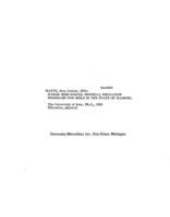 Junior high school physical education programs for girls in the state of Illinois