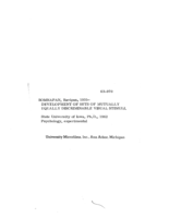 Development of sets of mutally equally discriminable visual stimuli