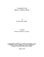 A comparison of two methods of teaching spelling