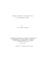 Cultural geography in the German novel of the eighteenth century