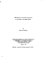 Some aspects of the problem of authority in the church of the second century
