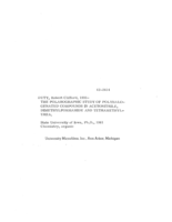The polarographic study of polyhalogenated compounds in acetonitrile, dimethylformamide and tetramethylurea
