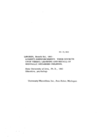 Anxiety-reinforcement: their effects upon verbal learning and recall of mentally retarded children