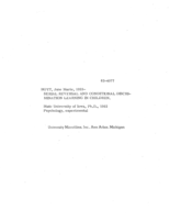 Serial reversal and conditional discrimination learning in children