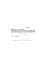 The effect of selected motive-incentive conditions upon development of strength through an isometric training program